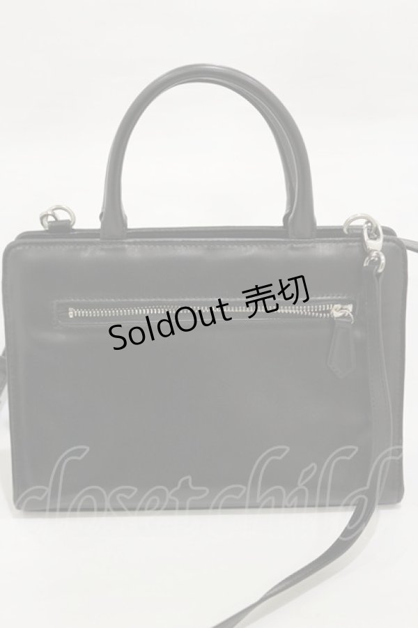 画像3: artherapie / ATメタルプレート2Wayハンドバッグ  ブラック H-26-02-13-004-GO-BG-KB-ZH (3)