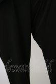 画像4: NieR Clothing / スカート付きサルエルパンツ F 黒 H-26-02-13-043-PU-PA-AK-ZH (4)