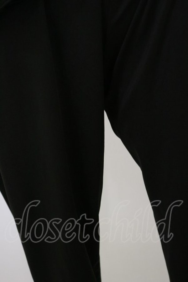 画像4: NieR Clothing / スカート付きサルエルパンツ F 黒 H-26-02-13-043-PU-PA-AK-ZH (4)