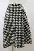 画像1: Jane Marple Dans Le Salon / ハウンドトゥースフレアスカート  ブラック×オフホワイト H-26-02-13-053-JM-SK-KB-ZH (1)