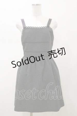 画像: MILK / ドットワンピース  ブラック H-26-02-13-062-ML-OP-KB-ZH
