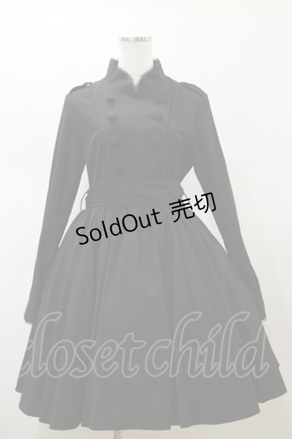 画像1: Sheglit / "Morstan"ナポレオンワンピース  ブラック H-26-02-13-064-EL-OP-KB-ZH (1)