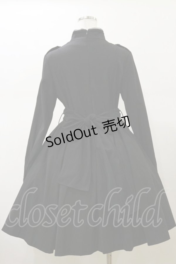 画像2: Sheglit / "Morstan"ナポレオンワンピース  ブラック H-26-02-13-064-EL-OP-KB-ZH (2)