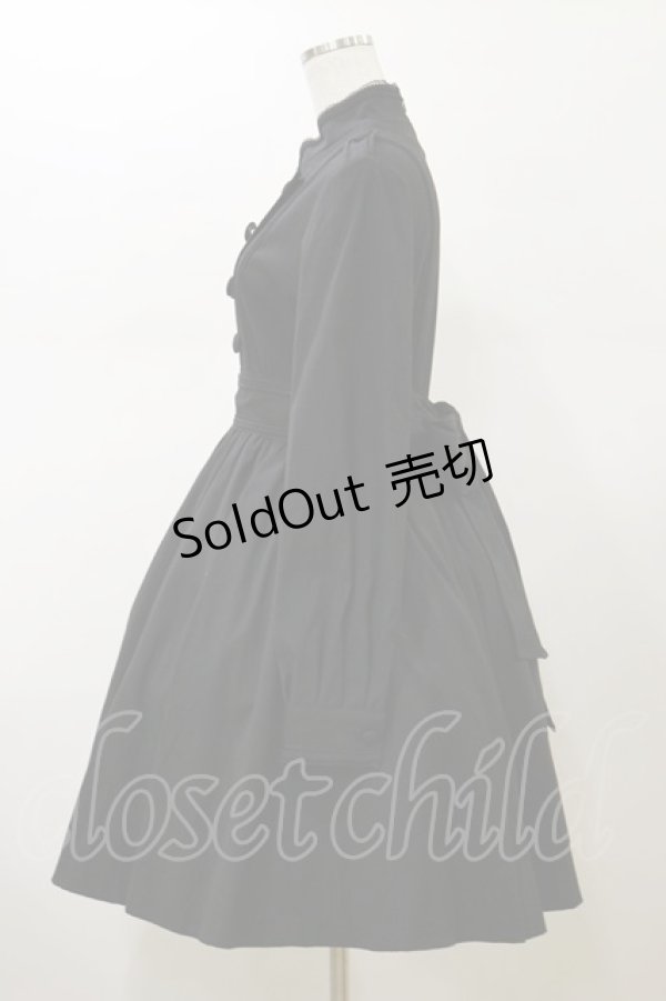 画像3: Sheglit / "Morstan"ナポレオンワンピース  ブラック H-26-02-13-064-EL-OP-KB-ZH (3)
