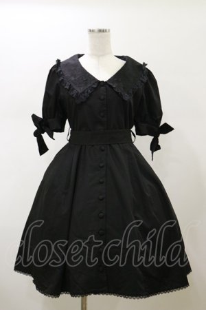 画像: Sheglit / "Prairie"リボンワンピース  ブラック H-26-02-13-065-EL-OP-KB-ZH