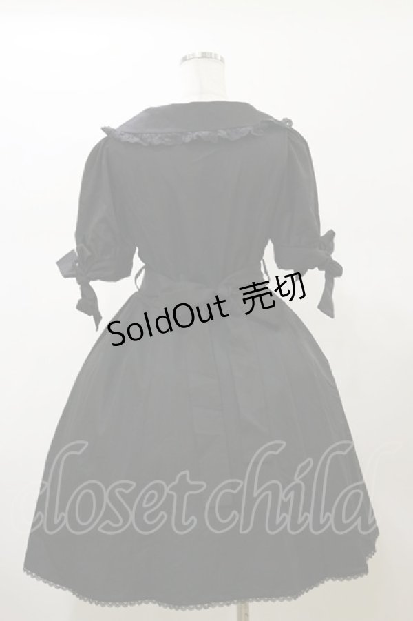 画像2: Sheglit / "Prairie"リボンワンピース  ブラック H-26-02-13-065-EL-OP-KB-ZH (2)