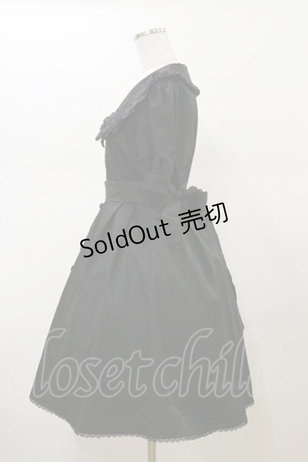 画像3: Sheglit / "Prairie"リボンワンピース  ブラック H-26-02-13-065-EL-OP-KB-ZH (3)