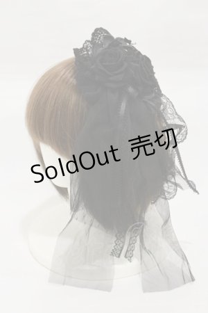 画像: MorunxMuunaStoik / コサージュクリップ  ブラック H-26-02-13-009-EL-ZA-KB-ZH