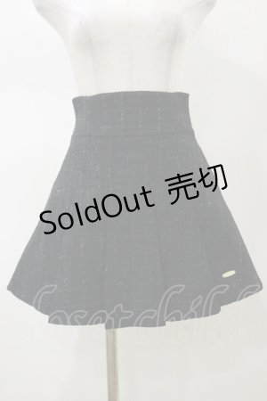 画像: An MILLE / タックミニスカート  ブラック H-26-02-13-069-EL-SK-KB-ZH