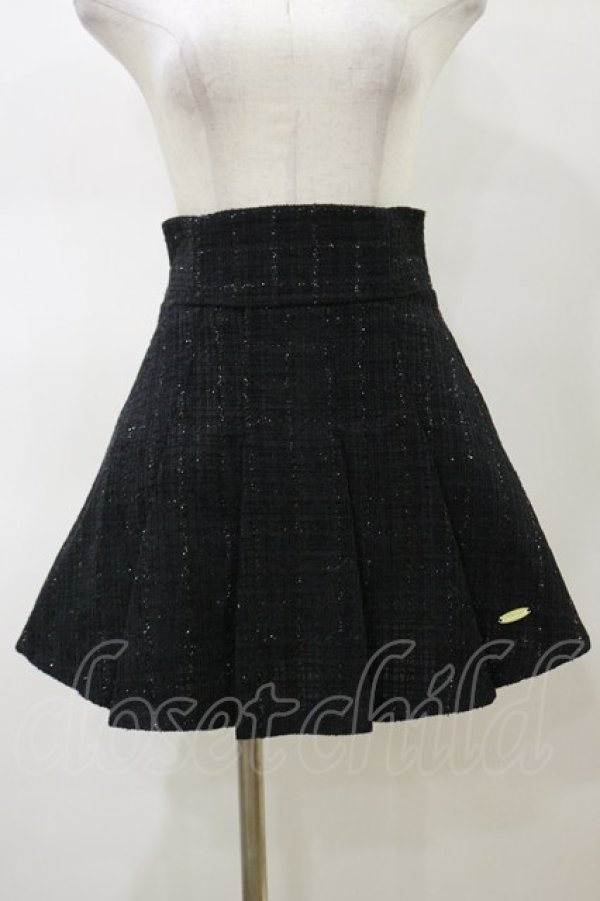 画像1: An MILLE / タックミニスカート  ブラック H-26-02-13-069-EL-SK-KB-ZH (1)