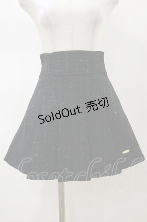 画像1: An MILLE / タックミニスカート  ブラック H-26-02-13-069-EL-SK-KB-ZH (1)