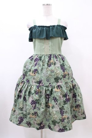 画像: axes femme POETIQUE / ヴァンダンジュ2wayワンピース M グリーン H-26-02-13-1035-AX-OP-NS-ZH