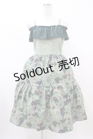 画像: axes femme POETIQUE / ヴァンダンジュ2wayワンピース M グリーン H-26-02-13-1035-AX-OP-NS-ZH