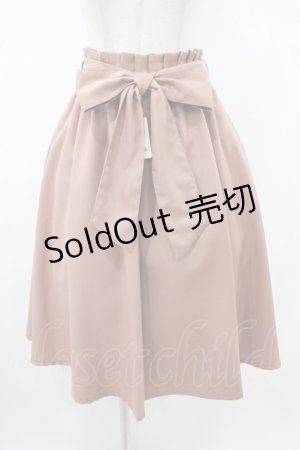 画像: F&A / ウエストリボンスカート Free PINK H-26-02-13-1038-LO-SK-NS-ZH