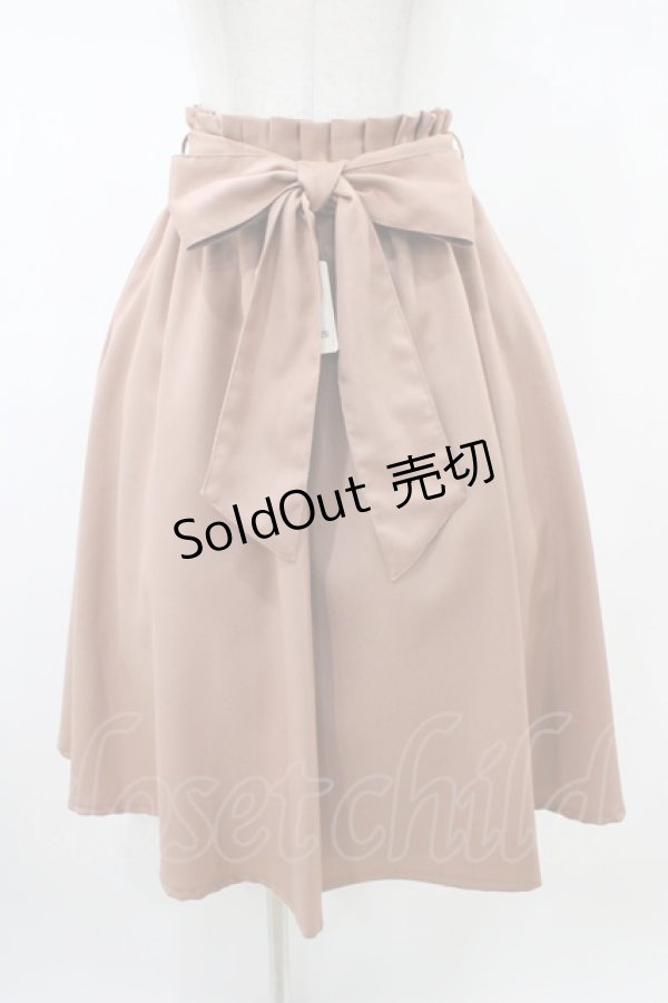 画像1: F&A / ウエストリボンスカート Free PINK H-26-02-13-1038-LO-SK-NS-ZH (1)