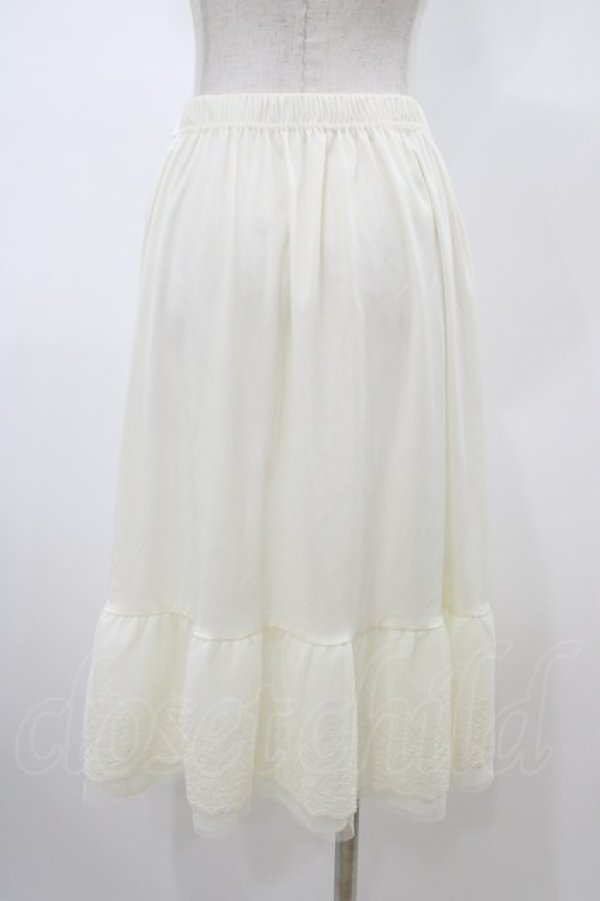 画像2: axes femme / 選べる着丈レースペチスカート M 生成り H-26-02-13-1041-AX-SK-NS-ZH (2)