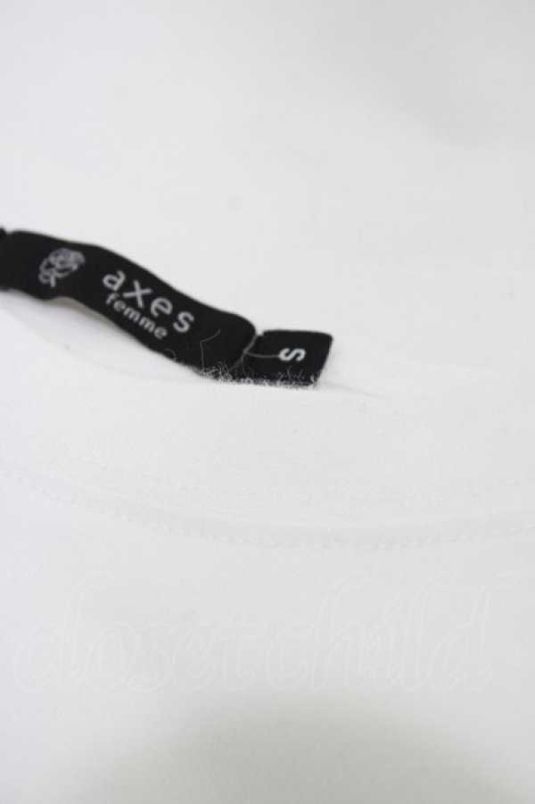 画像3: axes femme / プリントTシャツ S オフ H-26-02-13-1045-AX-TS-NS-ZH (3)