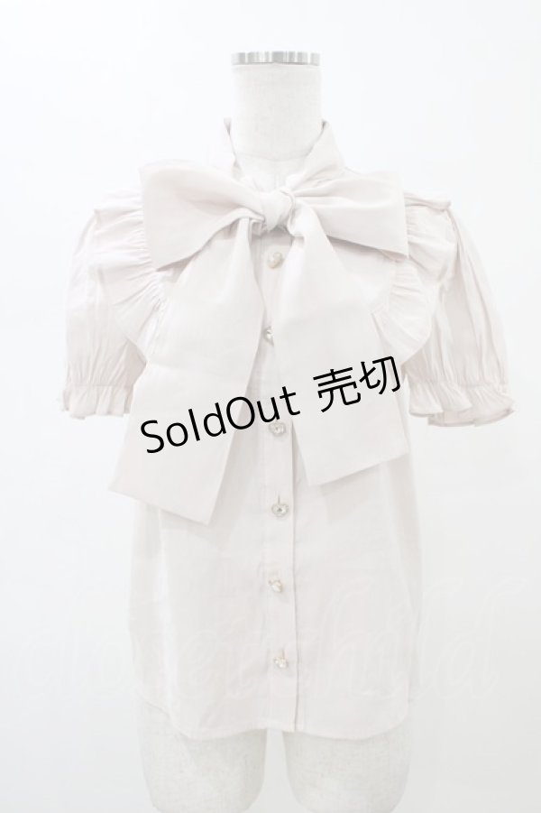 画像1: Ank Rouge / ハートボタンブラウス M ピンク H-26-02-13-1049-CA-BL-NS-ZH (1)