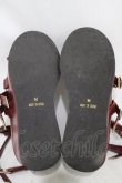画像3: axes femme kawaii / リボンスカラップ配色シューズ M(23.5cm) ワイン H-26-02-13-1001-AX-SH-NS-ZH (3)