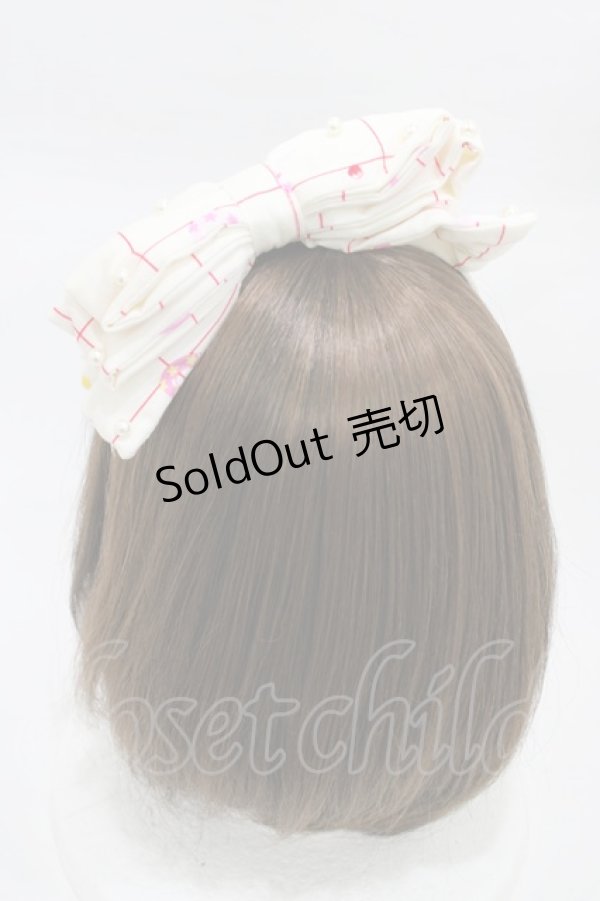 画像2: metamorphose / CL The March of Duckリボンカチューシャ  オフ H-26-02-13-1011-ME-AC-NS-ZH (2)