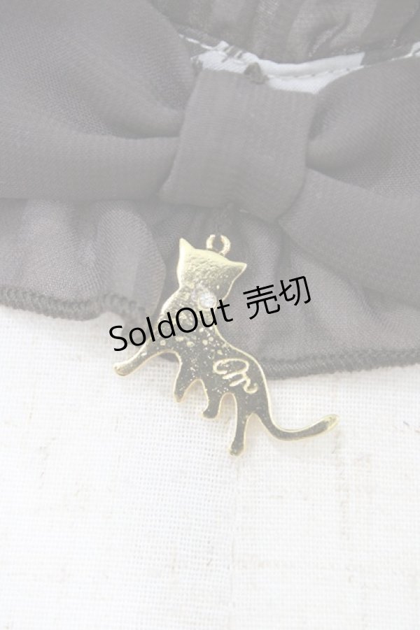 画像2: metamorphose / ジュエルレオパードチョーカー  グレー H-26-02-13-1012-ME-AC-NS-ZH (2)