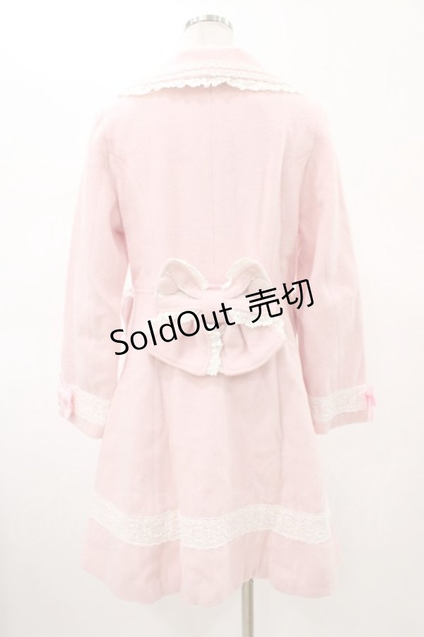 画像2: BABY,THE STARS SHINE BRIGHT / リボンメヌエットコート Free ピンク H-26-02-13-1014-BA-CO-NS-ZH (2)