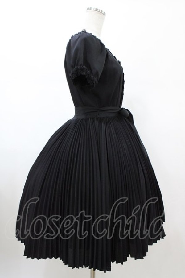 画像3: metamorphose / プリーツワンピース Free ブラック H-26-02-13-1015-ME-OP-NS-ZH (3)