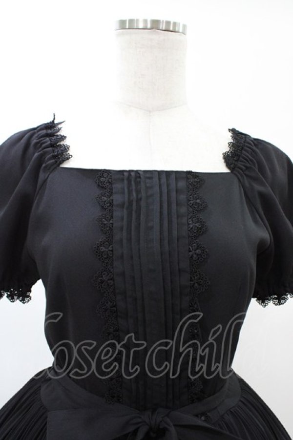 画像4: metamorphose / プリーツワンピース Free ブラック H-26-02-13-1015-ME-OP-NS-ZH (4)