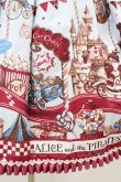 画像5: ALICE and the PIRATES / アリスのワンダーカーチェイス柄ジャンパースカートI Free サックス H-26-02-13-1016-PA-OP-NS-ZH (5)