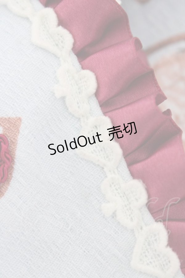 画像9: ALICE and the PIRATES / アリスのワンダーカーチェイス柄ジャンパースカートI Free サックス H-26-02-13-1016-PA-OP-NS-ZH (9)