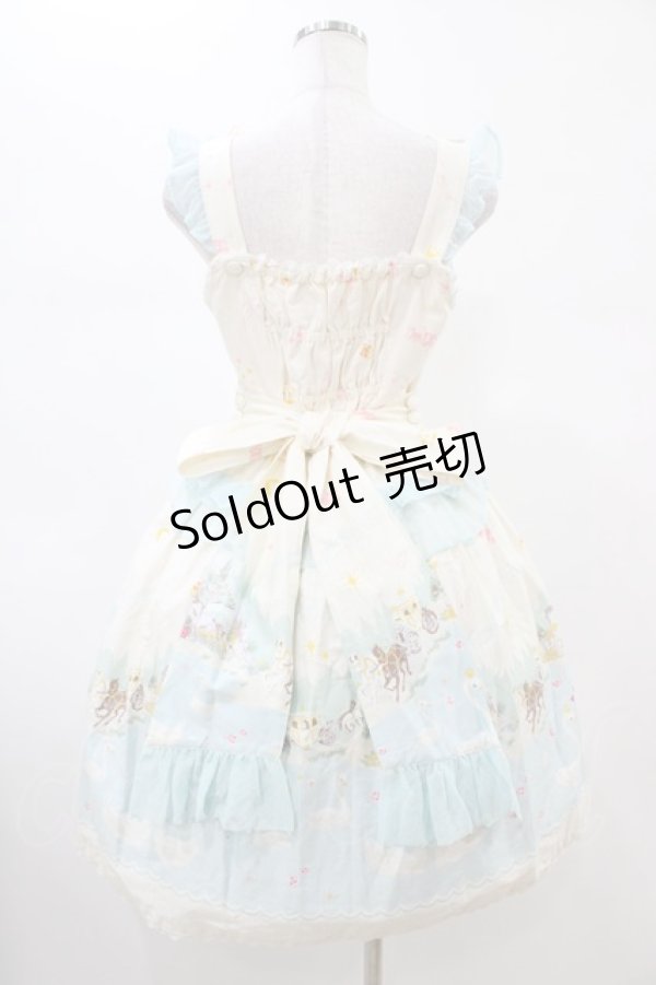 画像2: metamorphose / スワンレイクリボンチュールジャンパースカート Free オフ H-26-02-13-1018-ME-OP-NS-ZH (2)