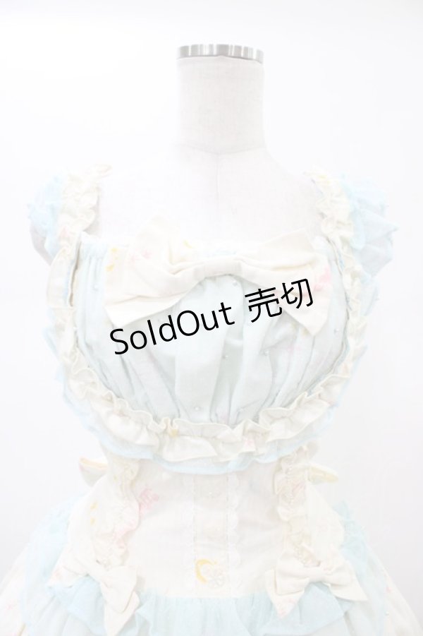 画像4: metamorphose / スワンレイクリボンチュールジャンパースカート Free オフ H-26-02-13-1018-ME-OP-NS-ZH (4)