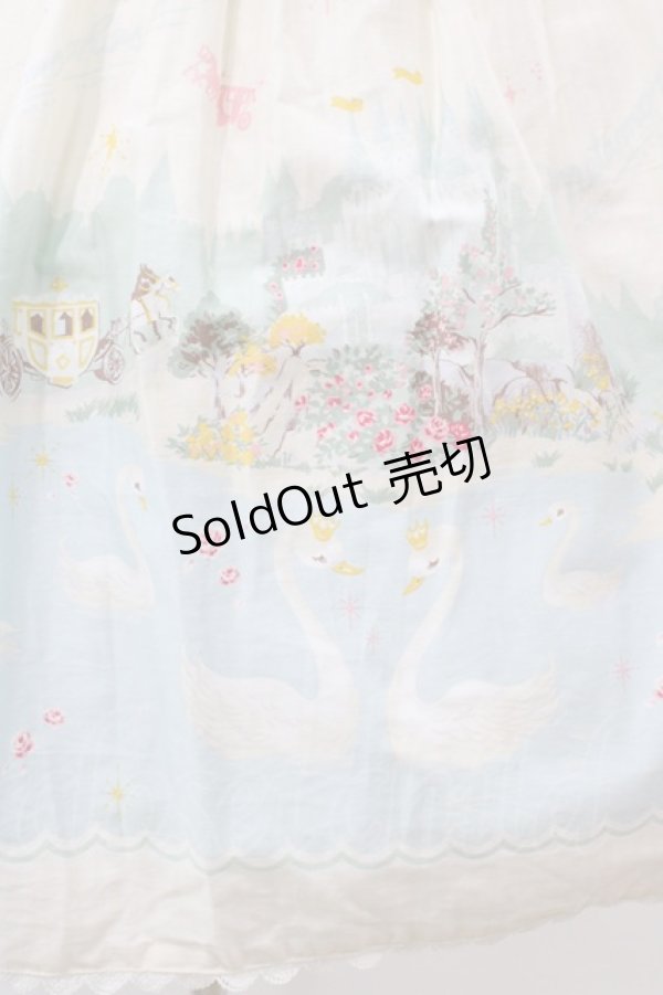 画像5: metamorphose / スワンレイクリボンチュールジャンパースカート Free オフ H-26-02-13-1018-ME-OP-NS-ZH (5)