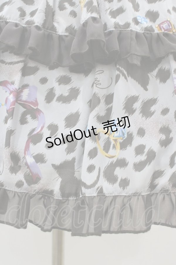 画像5: metamorphose / ジュエルレオパードローウエストジャンパスカート Free  H-26-02-13-1019-ME-OP-NS-ZH (5)