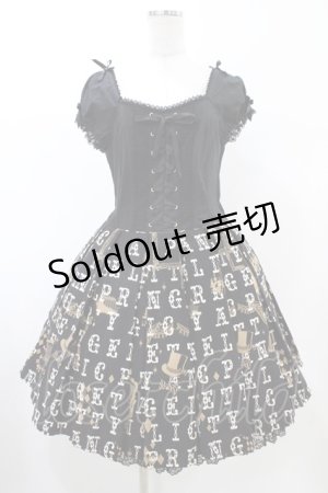 画像: Angelic Pretty / Moon Night Theaterワンピース Free ブラック H-26-02-13-1022-AP-OP-NS-ZH