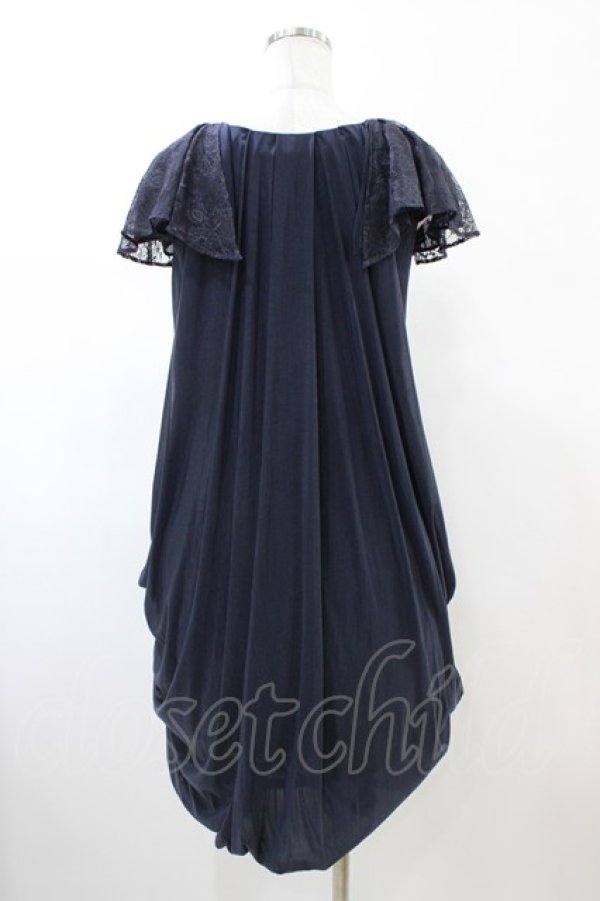 画像2: axes femme / バルーンワンピース M ネイビー H-26-02-13-1024-AX-OP-NS-ZH (2)