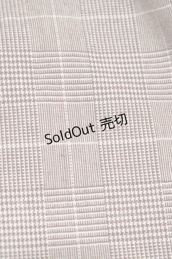 画像3: Ank Rouge / エプロンチェックワンピース M ブラウン H-26-02-13-1026-CA-OP-NS-ZH (3)