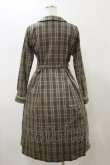 画像2: Fi.n.t / ヨーク切替ボウタイチェックワンピース  グリーン H-26-02-13-077-CA-OP-KB-ZH (2)