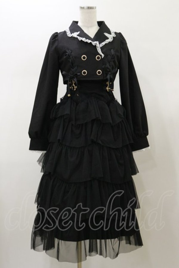 画像1: Rojita / テーラードドッキングワンピース  ブラック H-26-02-13-078-LO-OP-KB-ZH (1)