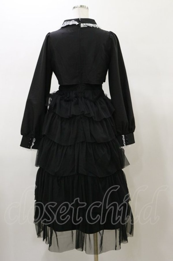 画像2: Rojita / テーラードドッキングワンピース  ブラック H-26-02-13-078-LO-OP-KB-ZH (2)