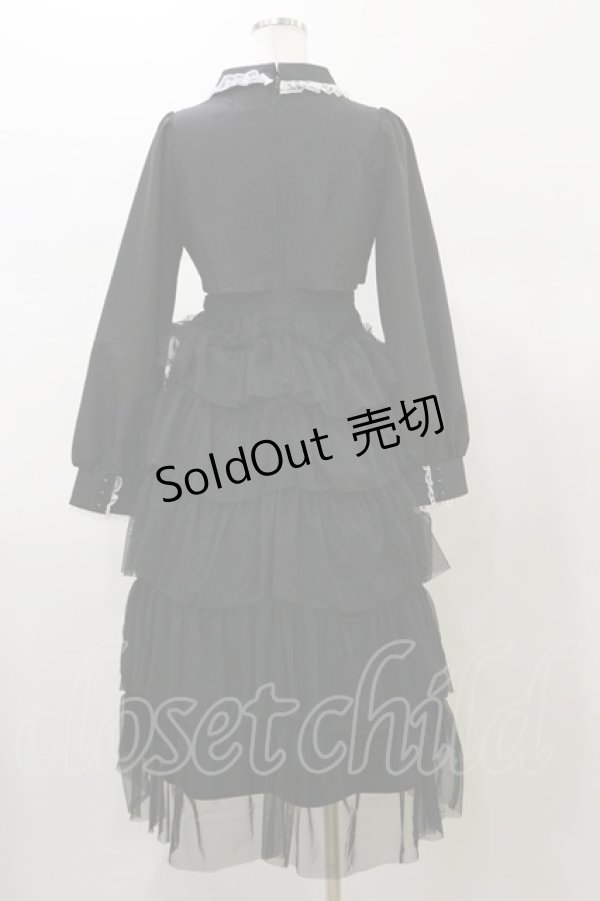 画像2: Rojita / テーラードドッキングワンピース  ブラック H-26-02-13-078-LO-OP-KB-ZH (2)