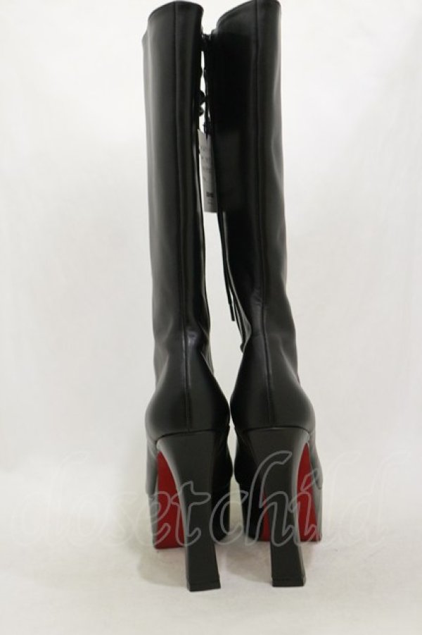 画像3: Na+H / ブーツ M ブラック H-26-02-13-001-PU-SH-KB-ZH (3)