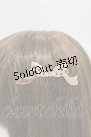 画像: MILK / リボンバレッタ  ピンクゴールド　 H-26-02-13-017-ML-AC-KB-ZH