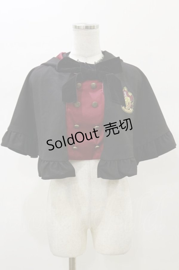 画像1: ATELIER PIERROT / ハリー・ポッター ダブルボタン2Wayケープ  グリフィンドール（レッド） H-26-02-13-021-EL-JA-KB-ZH (1)