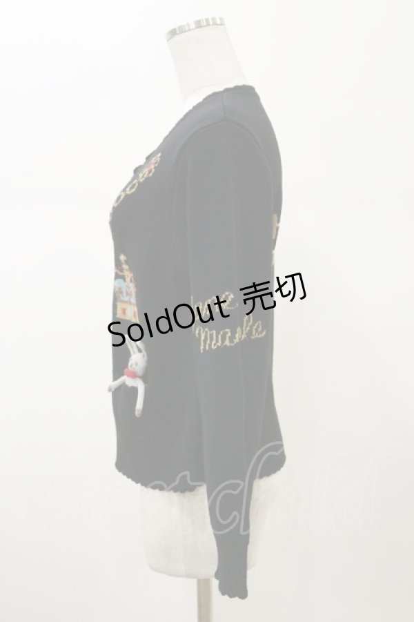 画像3: Jane Marple / The toy boxプレシャスカーディガン  ブラック H-26-02-13-024-JM-TO-KB-ZH (3)