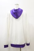 画像2: NieR Clothing / プリントプルパーカー F 白×紫 H-26-02-13-028-PU-TO-AK-ZH (2)