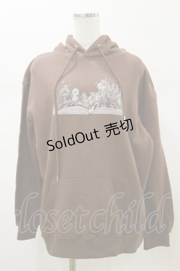 画像1: NieR Clothing / プリントプルパーカー F 茶 H-26-02-13-029-PU-TO-AK-ZH (1)