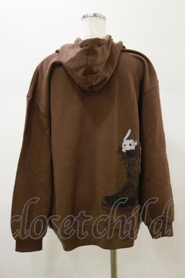 画像2: NieR Clothing / プリントプルパーカー F 茶 H-26-02-13-029-PU-TO-AK-ZH (2)