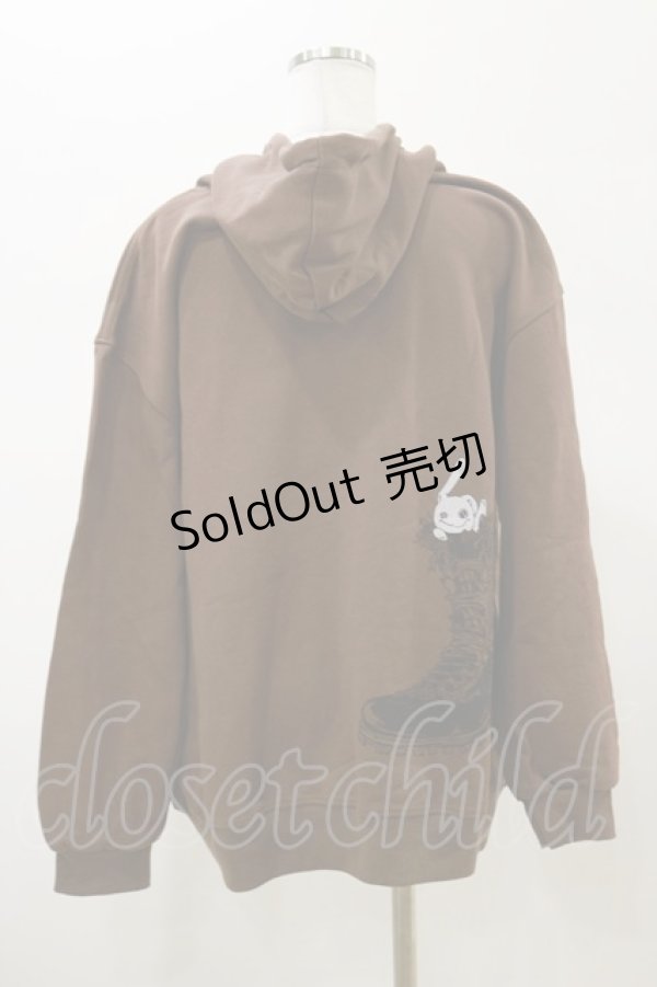 画像2: NieR Clothing / プリントプルパーカー F 茶 H-26-02-13-029-PU-TO-AK-ZH (2)