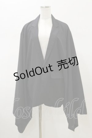 画像: ankoROCK / キモノアームテーラードジャケット ショート＆ビッグ one size 黒 H-26-02-13-030-PU-JA-AK-ZH